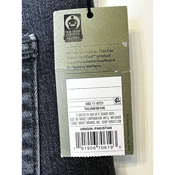 Goodfellow Jeans Mens Size 40x32 NWT black denim - Picture 9 of 16